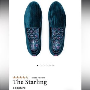 BIRDIES The Starling Sapphire Loafers Size 8.5